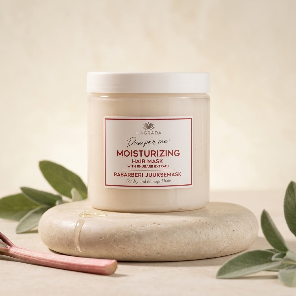 Masque Capillaire Rhubarbe & Huile de Ricin — 250 ml