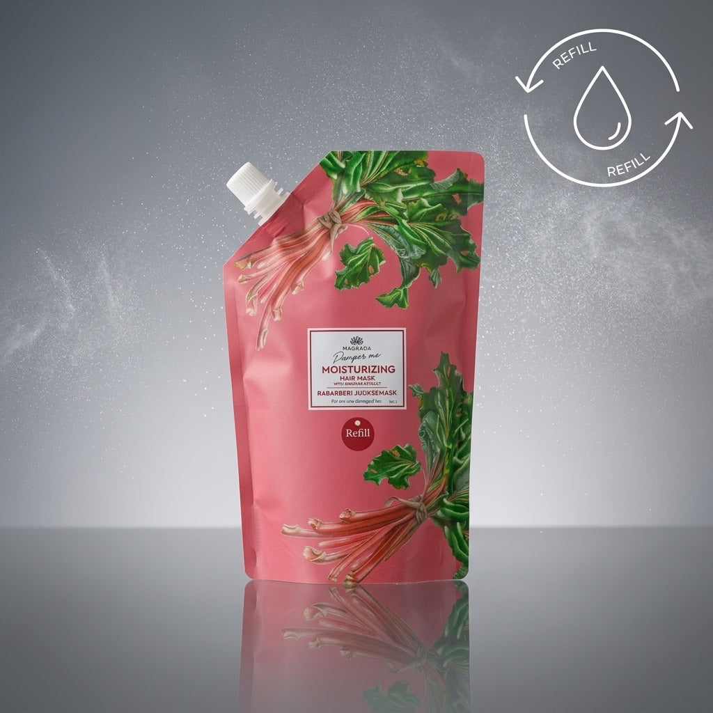 Recharge Masque Capillaire Rhubarbe et Huile de Ricin — 500 ml