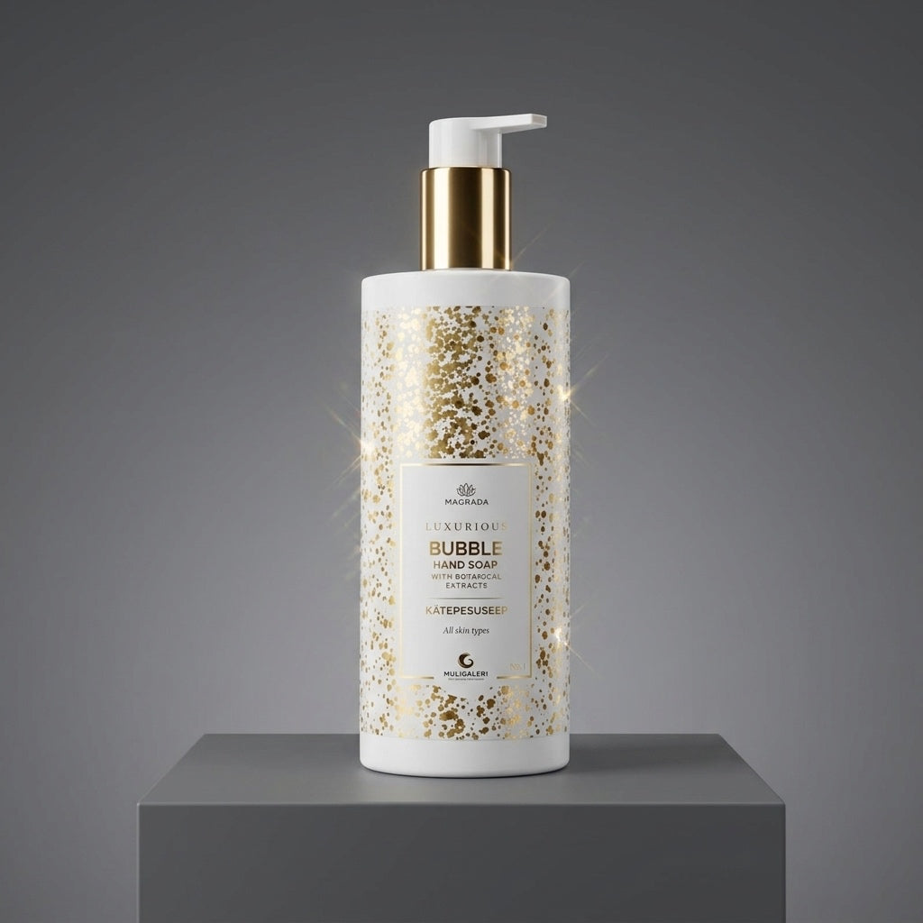 Gel Lavant Mains BUBBLE à l’Aloe Vera & Fleurs Blanches — 400 ml