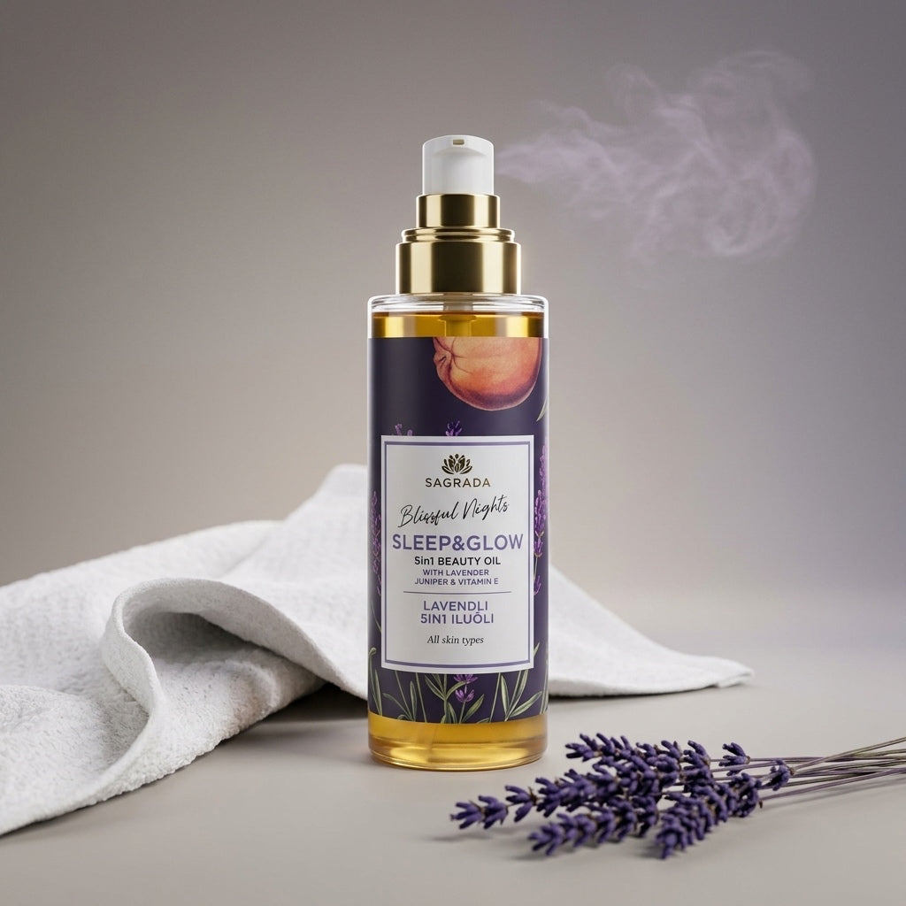 Huile Corps Nuit Sereine à la Lavande & Vitamine E — 100 ml