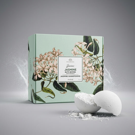 Bombes de Bain Jasmin & Vitamine E — Coffret de 4
