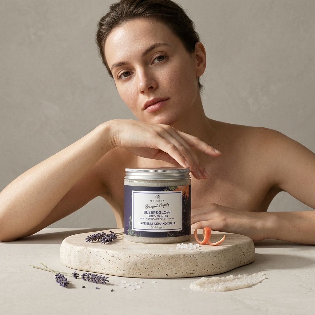Gommage Corps Nuit Sereine — Lavande & Pamplemousse, 250 ml