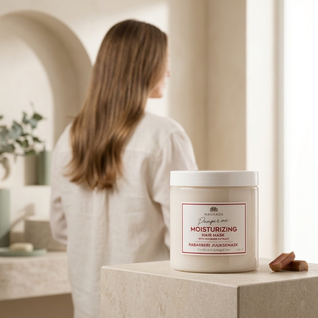 Masque Capillaire Rhubarbe & Huile de Ricin — 250 ml