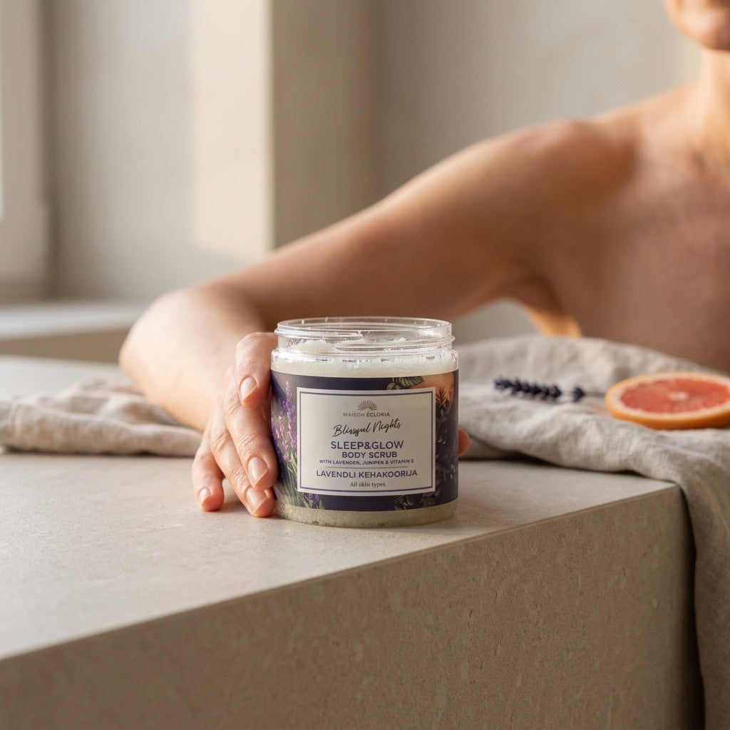 Gommage Corps Nuit Sereine — Lavande & Pamplemousse, 250 ml