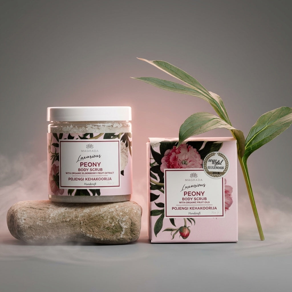 Gommage Corps Pivoine & Huiles Végétales — 250 ml