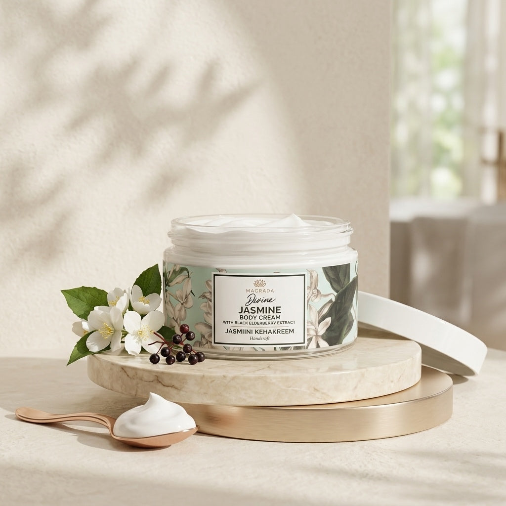 Crème Corps Jasmin & Sureau Noir — 200 ml