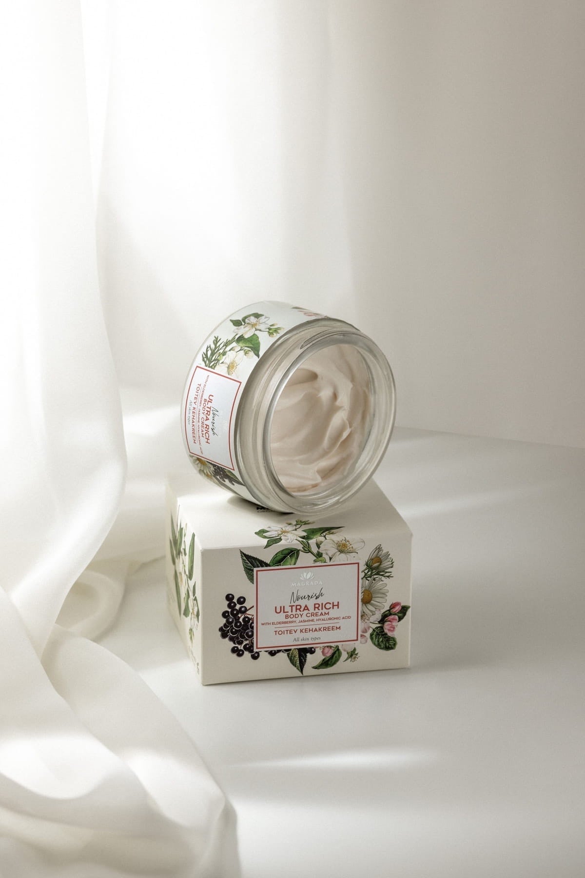 Crème Corps Nourrissante Jasmin & Sureau Noir — 200 ml