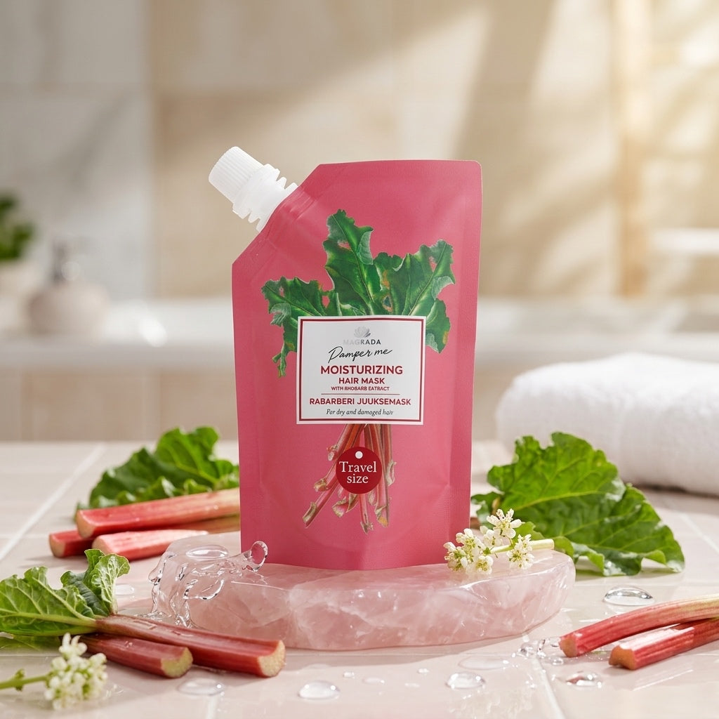 Masque Capillaire Rhubarbe & Huile de Ricin — Voyage 100 ml