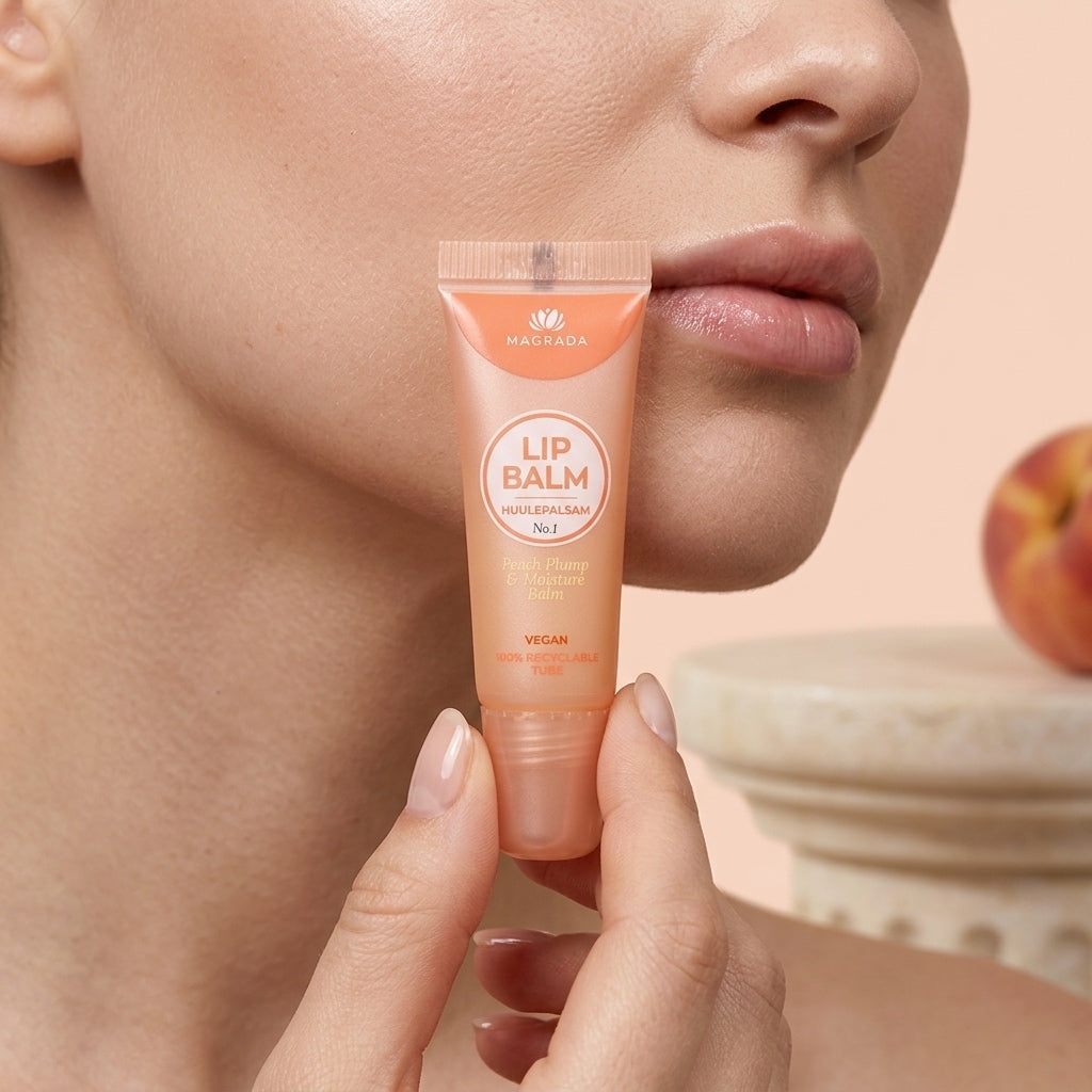 Baume Lèvres à la Pêche — 100 % Naturel