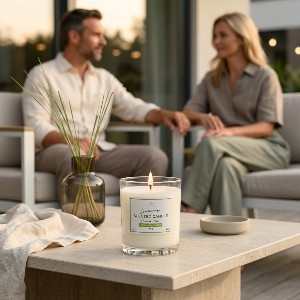 Bougie Parfumée Citronnelle Bio — 170 g