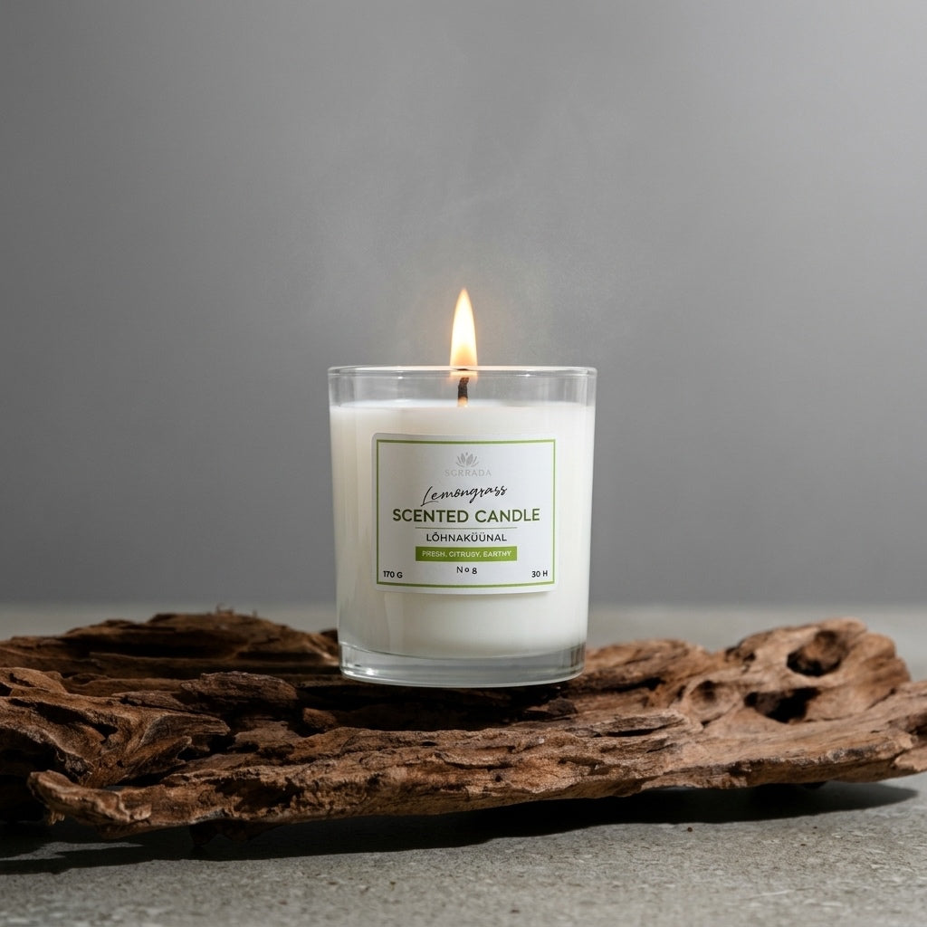 Bougie Parfumée Citronnelle Bio — 170 g