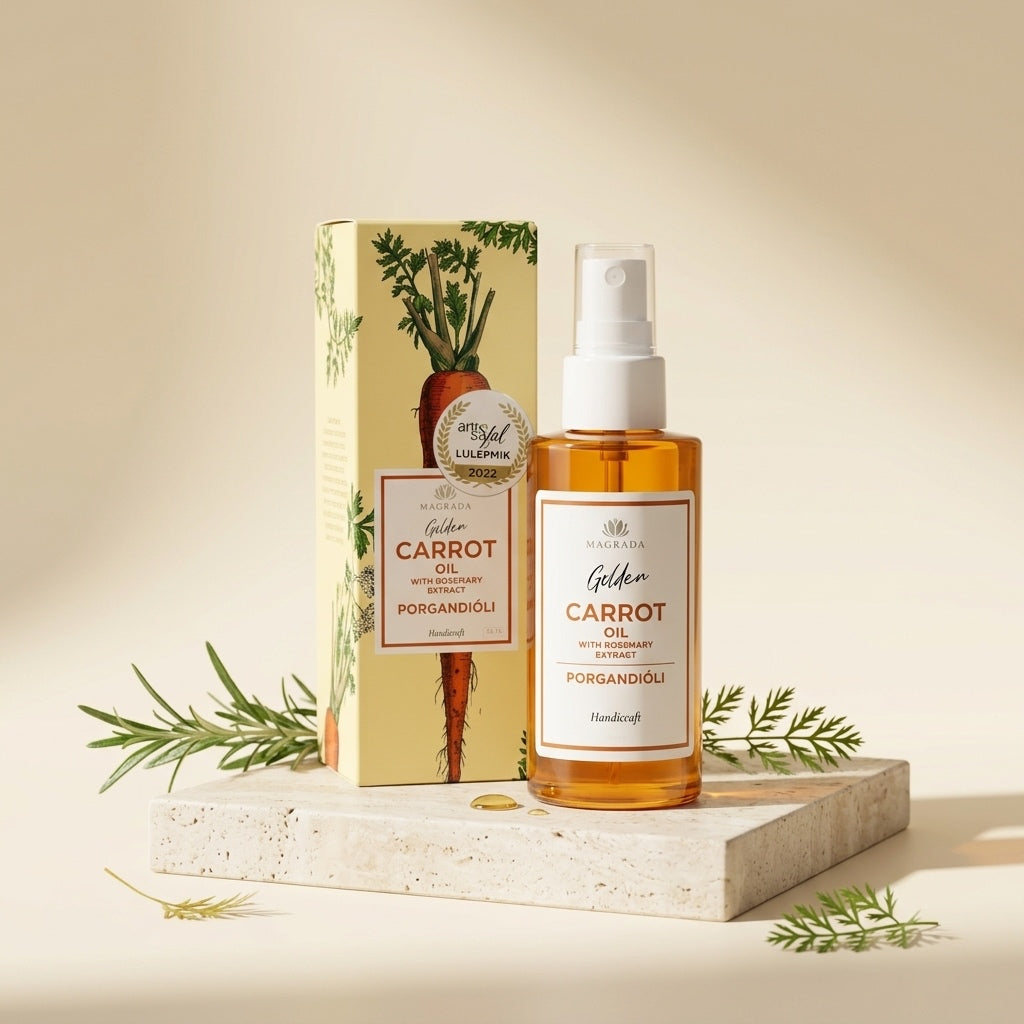 Huile Éclat Carotte & Romarin — 75 ml