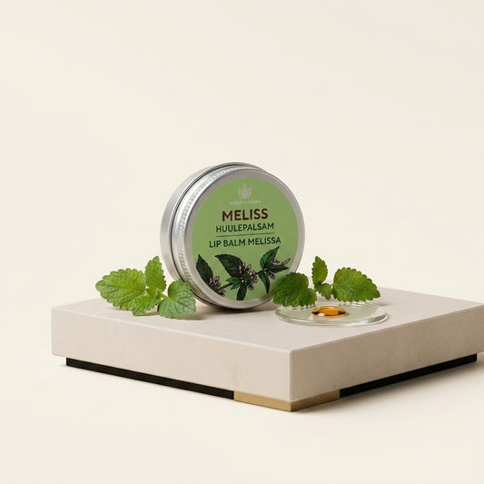 Baume Lèvres Mélisse & Huiles Botaniques — 100 % Naturel