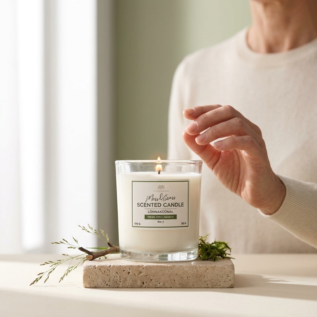 Bougie Parfumée Mousse & Herbes — 170 g