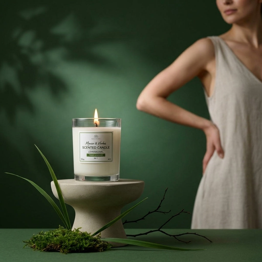 Bougie Parfumée Mousse & Herbes — 170 g