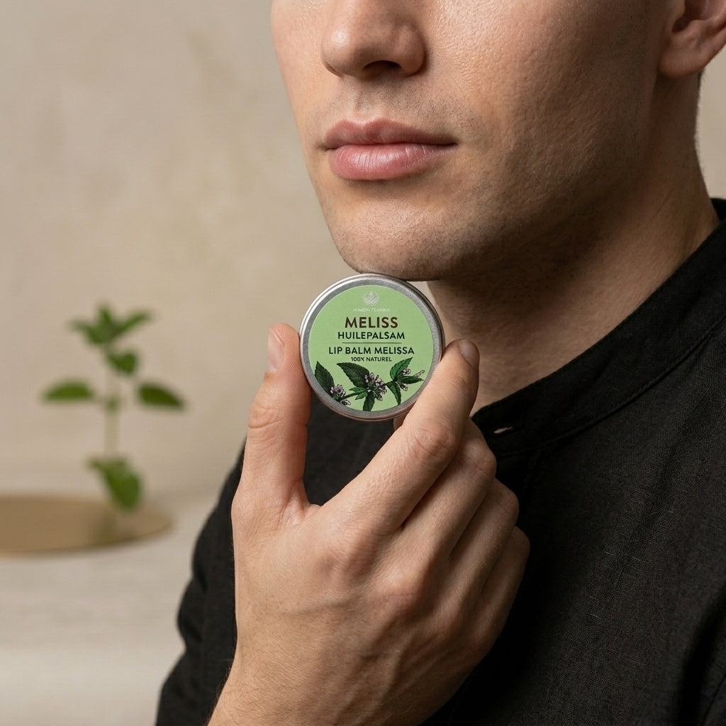 Baume Lèvres Mélisse & Huiles Botaniques — 100 % Naturel