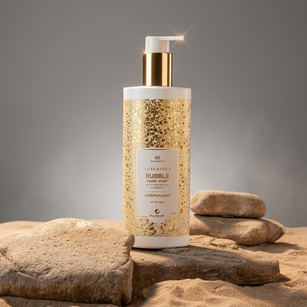 Gel Lavant Mains BUBBLE à l’Aloe Vera & Fleurs Blanches — 400 ml