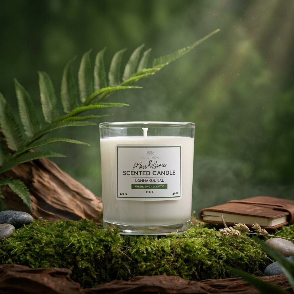 Bougie Parfumée Mousse & Herbes — 170 g