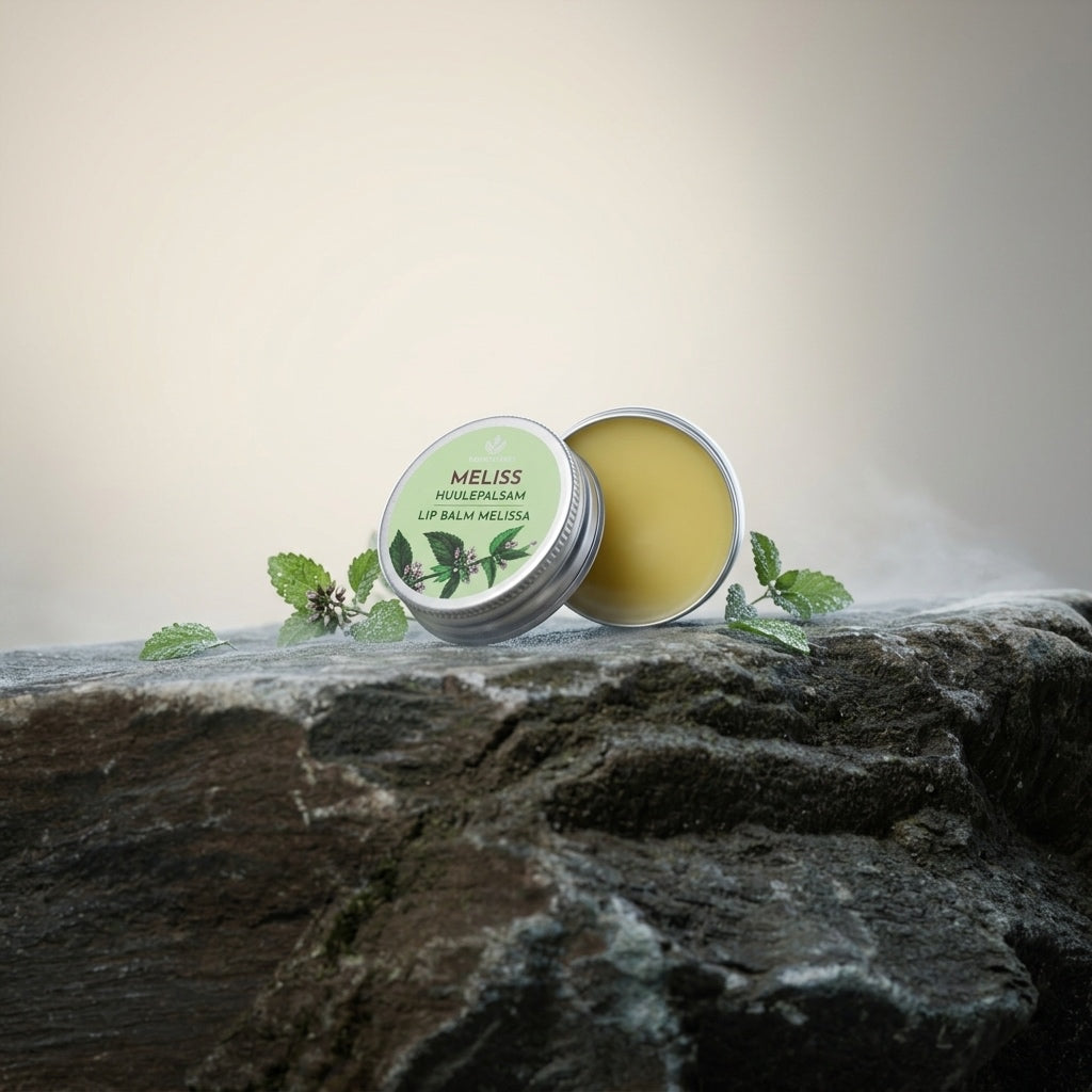 Baume Lèvres Mélisse & Huiles Botaniques — 100 % Naturel