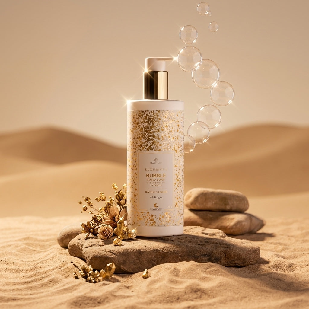 Gel Lavant Mains BUBBLE à l’Aloe Vera & Fleurs Blanches — 400 ml