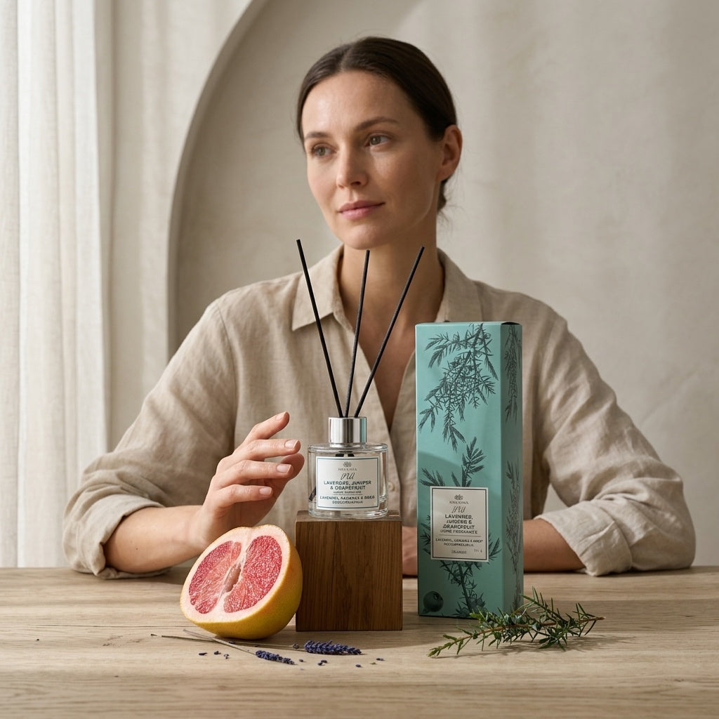 Diffuseur Maison DOUCEUR — Lavande, Genévrier & Pamplemousse, 100 ml