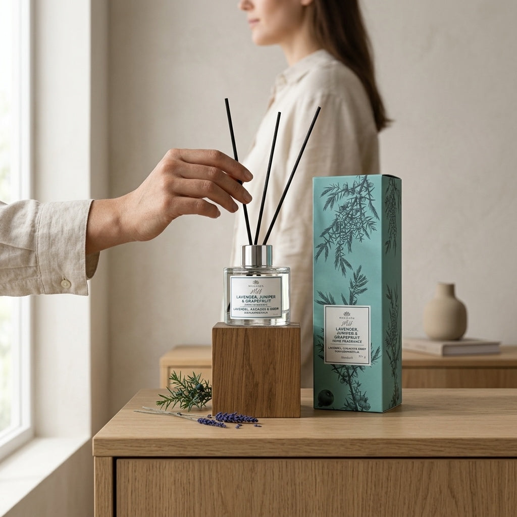 Diffuseur Maison DOUCEUR — Lavande, Genévrier & Pamplemousse, 100 ml