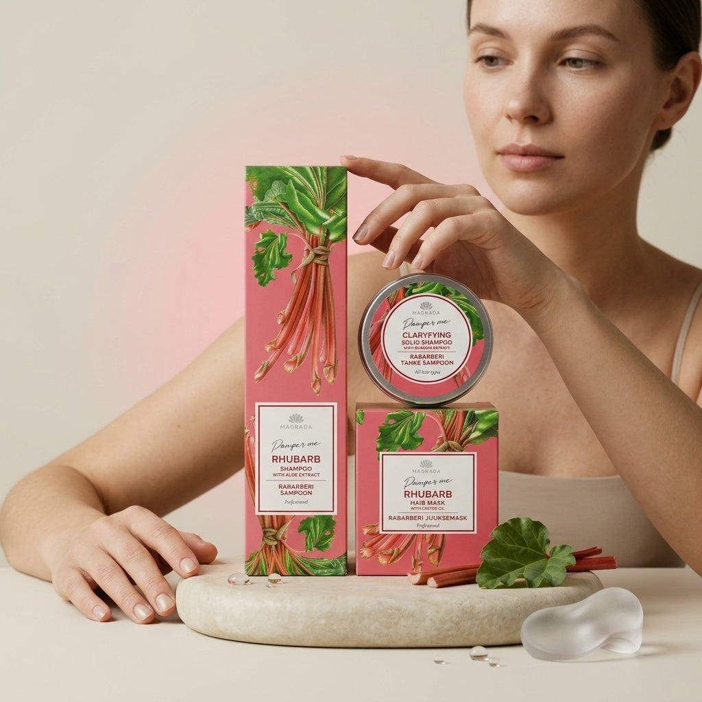 Coffret Cheveux Hydratation Intense à la Rhubarbe