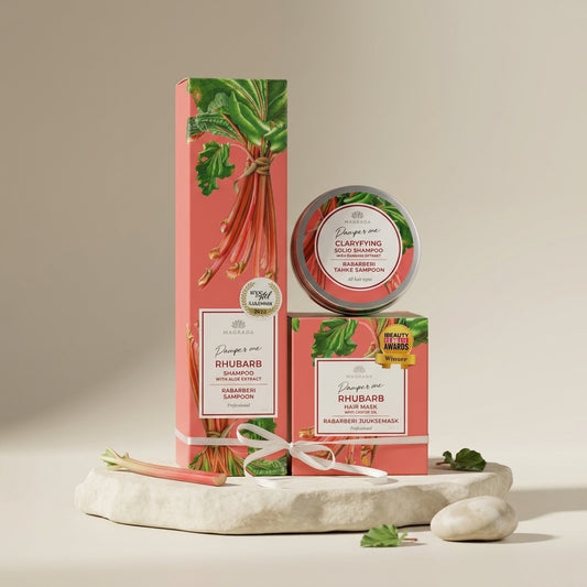 Coffret Cheveux Hydratation Intense à la Rhubarbe