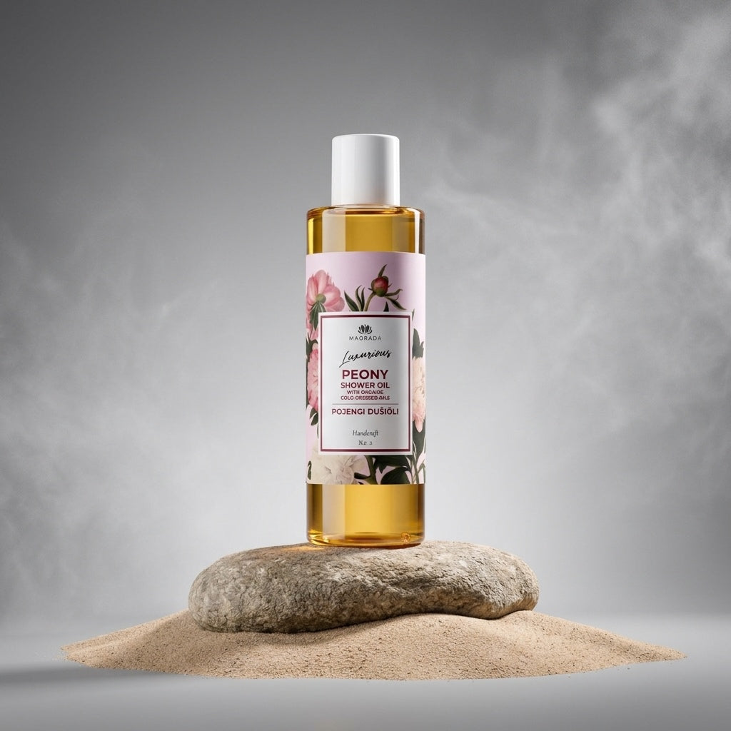 Huile de Douche Pivoine & Huiles Végétales — 200 ml