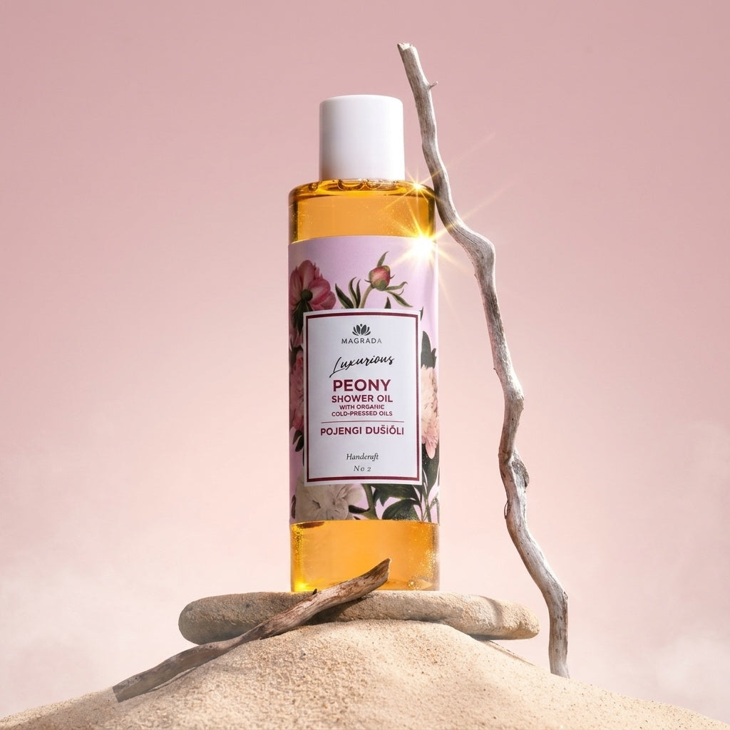 Huile de Douche Pivoine & Huiles Végétales — 200 ml