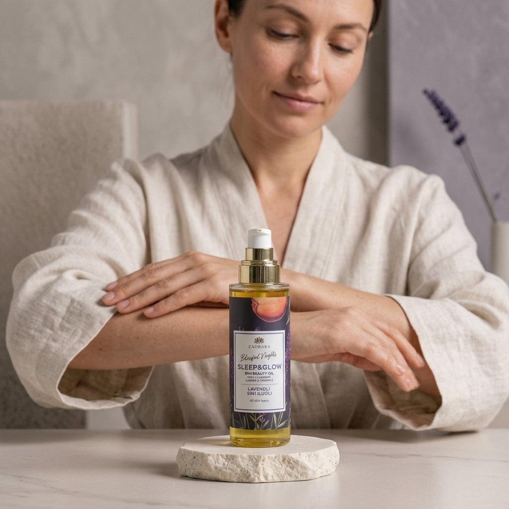 Huile Corps Nuit Sereine à la Lavande & Vitamine E — 100 ml