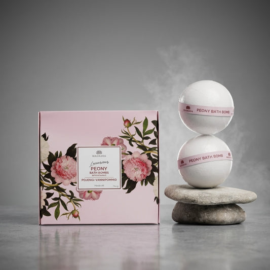 Bombes de Bain Pivoine & Vitamine E — Coffret de 4