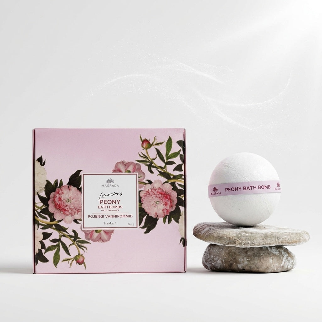 Bombes de Bain Pivoine & Vitamine E — Coffret de 4
