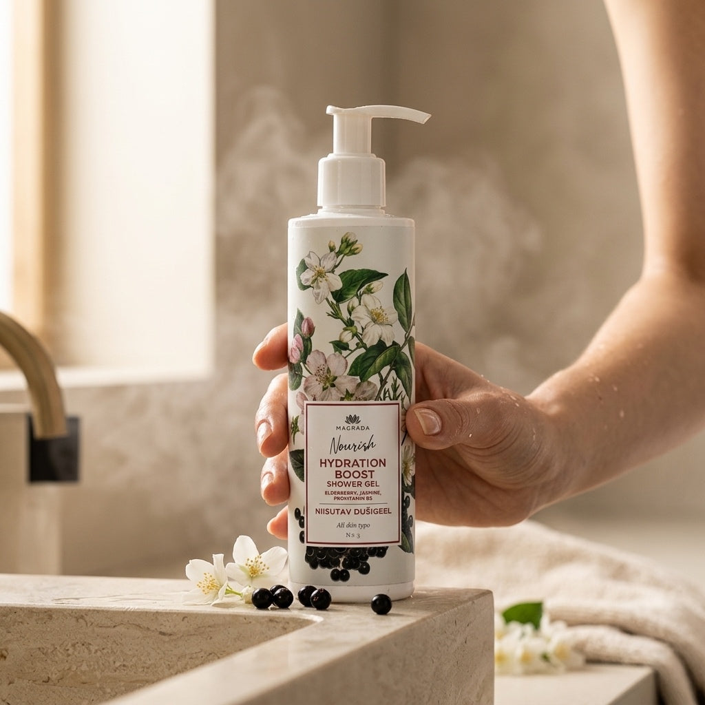 Gel Douche Jasmin & Sureau Noir — 250 ml