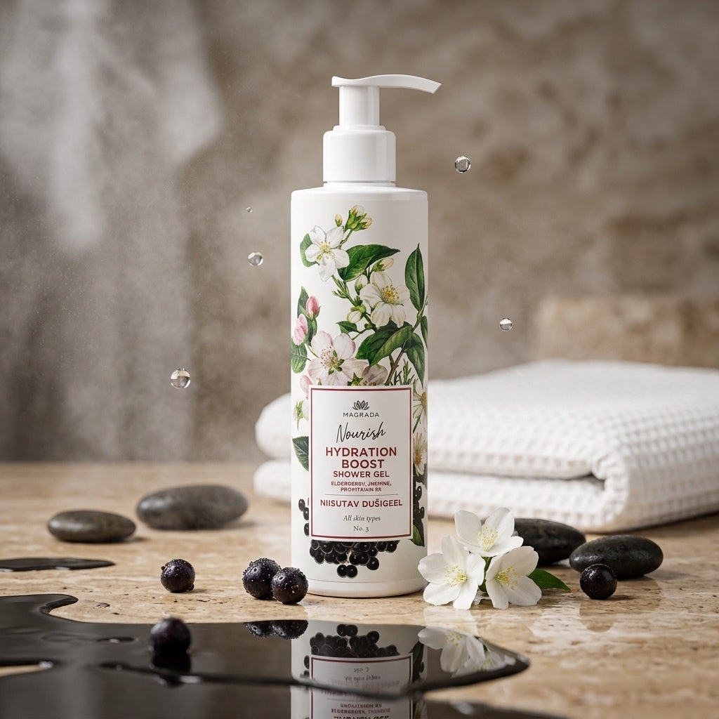 Gel Douche Jasmin & Sureau Noir — 250 ml